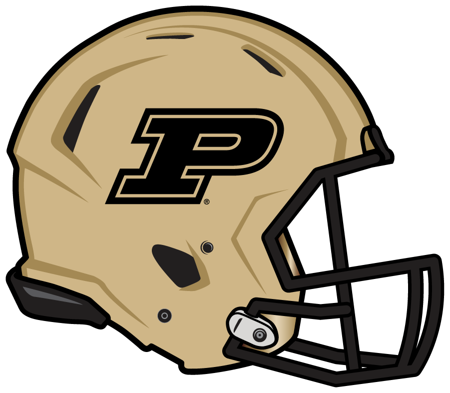 Purdue Boilermakers 2018-Pres Helmet Logo v2 iron on transfers for T-shirts